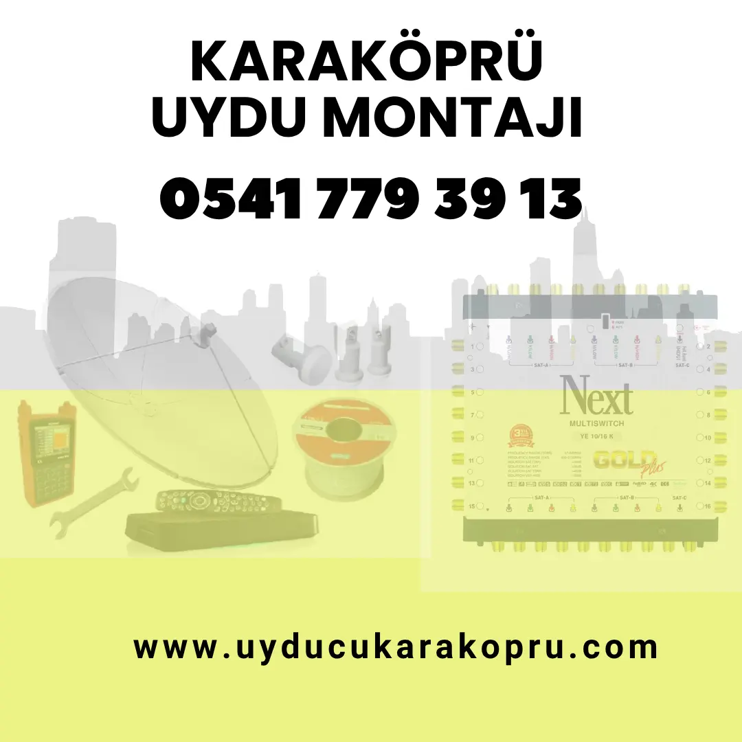 Karaköprü Uydu Montajı